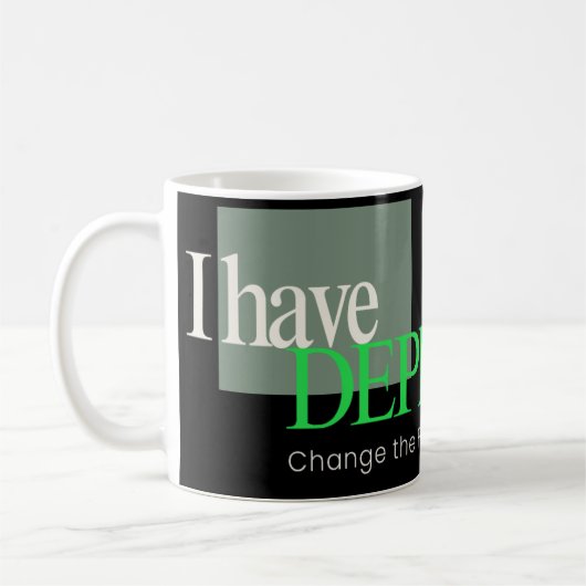 Ich habe Depression_ Classic_ Tasse (Links)