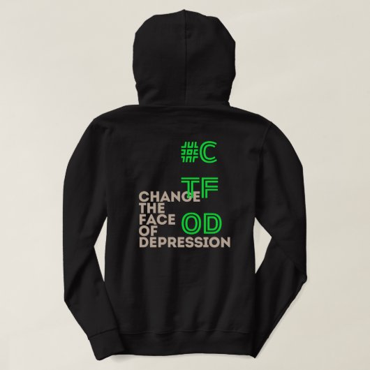 Ich habe Depression _ CTFOD Hoodie (Design Rückseite)