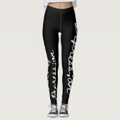 Ich habe Depression_Das Gesicht der Depression änd Leggings (Vorderseite)