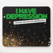 Ich habe Depression Mousepad (Vorne)