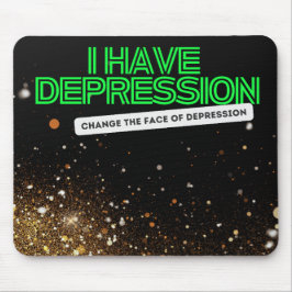 Ich habe Depression Mousepad