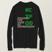 Ich habe Depression_ Nebel FB_ Lange Schläge T-Shirt (Design Rückseite)