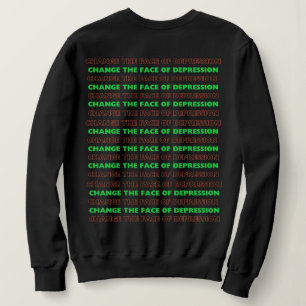 Ich habe Depression _ Nebel Grün Sweatshirt