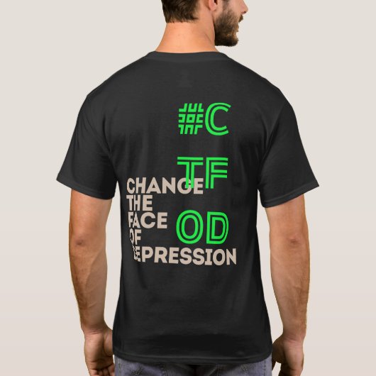 Ich habe Depression_ Nebel T-Shirt (Rückseite)