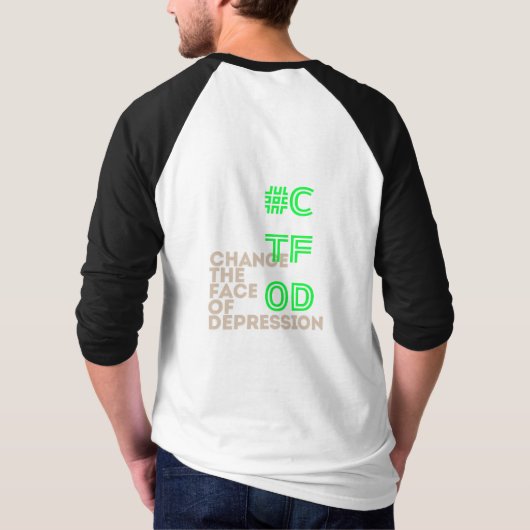Ich habe Depression_ Neon CTFOD_SP T-Shirt (Rückseite)