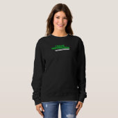 Ich habe Depression _ SP_Neon Green Sweatshirt (Vorne ganz)