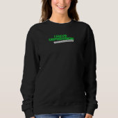 Ich habe Depression _ SP_Neon Green Sweatshirt (Vorderseite)