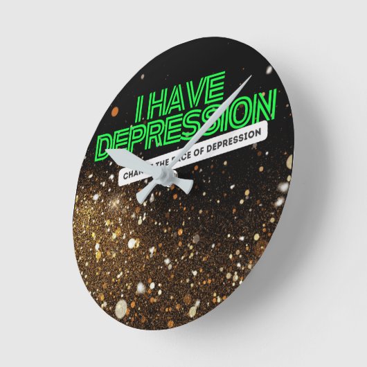 ICH HABE DEPRESSION_ Uhr (Winkel)