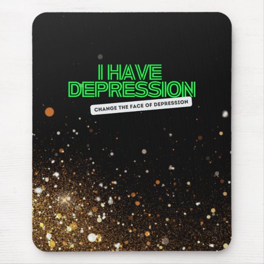 Ich habe Depression_verticle_ Mousepad (Vorne)