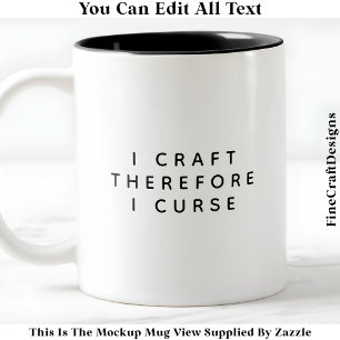 Ich habe deshalb ich fluchen / Swear Funny Zitat 0 Zweifarbige Tasse