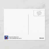 Ich habe dich allein Verlassen Postkarte (Rückseite)