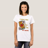 Ich habe dich als mein Telefon Liebe T-Shirt (Vorne ganz)