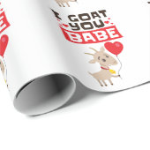 Ich habe dich Babe Valentine's Day Animal Lover Geschenkpapier (Rolleneckpunkt)