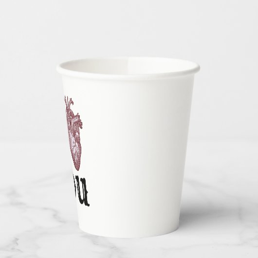 Ich habe dich gehört pappbecher (Links)