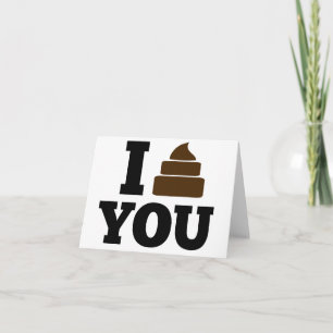 Ich habe dich Gekackt Feiertagskarte