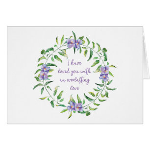 Ich habe dich geliebt, violette Blume Parakaleo No