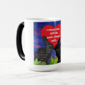 Ich habe dich gewählt ... und ich verwandlungstasse (Vorderseite Links)