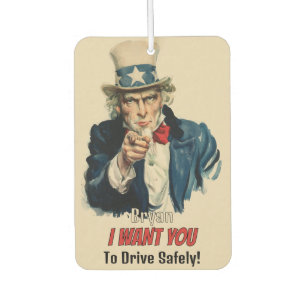Ich habe dich Gewollt   Spaß Uncle Sam Image Name  Autolufterfrischer