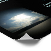 Ich habe dich in Sicht... Poem/Texte Poster. Poster (Ecke)