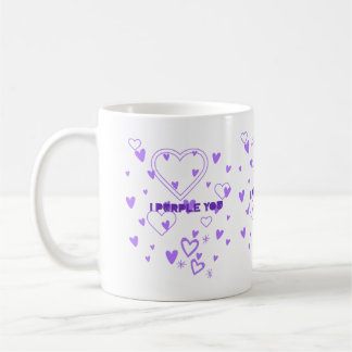 Ich habe dich Lila Kaffeetasse