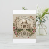 Ich habe dich mehr als alles andere Liebe Einladung (Stehend Vorderseite)