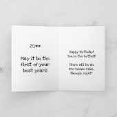 Ich habe dich mit all meinen Chins Liebe, zum Gebu Karte (Innenseite)