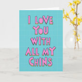 Ich habe dich mit all meinen Chins Liebe, zum Gebu Karte (Gelbe Blume)