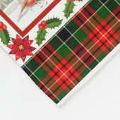 Ich habe dich nie Verlassen, Weihnachts-Kardinal-Q Fleecedecke (Ecke)