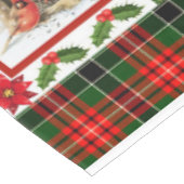 Ich habe dich nie Verlassen, Weihnachts-Kardinal-Q Tischdecke (Schrägansicht)