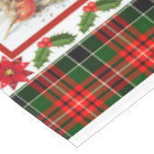 Ich habe dich nie Verlassen, Weihnachts-Kardinal-Q Tischdecke (Schrägansicht)