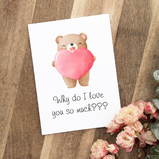 Ich habe dich so sehr Liebe Karte