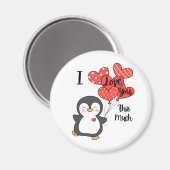 Ich habe dich so sehr Liebe Magnet (Vorderseite/Rückseite)