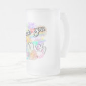 Ich habe dich so sehr Liebe Mattglas Bierglas (VorderseiteRechts)