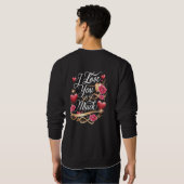 Ich habe dich so sehr Liebe Sweatshirt (Schwarz voll)