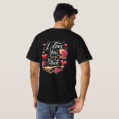 Ich habe dich so sehr Liebe T-Shirt (Schwarz voll)