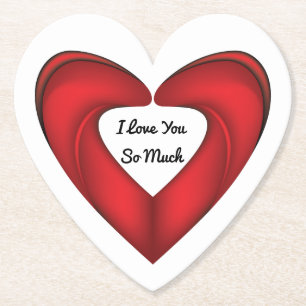 Ich habe dich so sehr Liebe Untersetzer