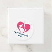 Ich habe dich vom Herzen Liebe. Geschenkanhänger (Beispiel)