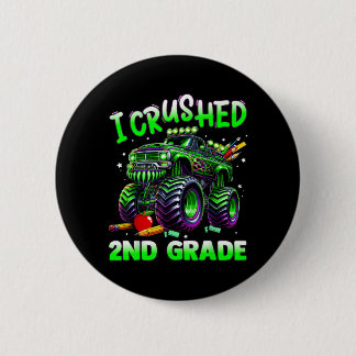 Ich habe die 2. Klasse am letzten Schultag Jungen Button