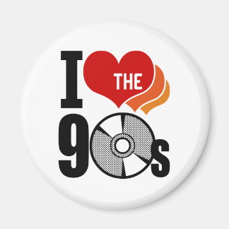Ich habe die 90er Liebe Magnet