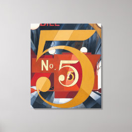 Ich habe die Abbildung 5 in Gold gesehen | Charles Leinwanddruck