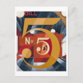 Ich habe die Abbildung 5 in Gold gesehen | Charles Postkarte (Vorderseite)