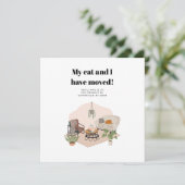 Ich habe die Ankündigung "Adresse Boho bewegen" ve (Stehend Vorderseite)