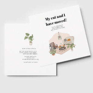 Ich habe die Ankündigung "Adresse Boho bewegen" ve