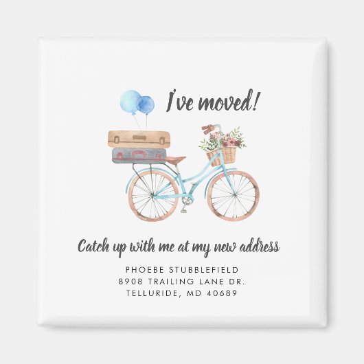 Ich habe die Ankündigung "Adresswechsel" verschobe Magnet (Vorne)