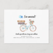 Ich habe die Ankündigung "Adresswechsel" verschobe Postkarte (Vorderseite)