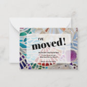 Ich habe die Ankündigung, den Strand zu verschiebe Mitteilungskarte (Vorderseite)