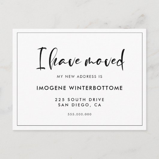 Ich habe die Ankündigung moderner trendiger Typogr (Vorderseite)