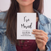 Ich habe die Ankündigung "Moving Moving" Modernes