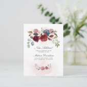 Ich habe die Ankündigung über die Bewegung der Bur Postkarte (Stehend Vorderseite)