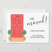 Ich habe die Ankündigung über die rote Tür verscho (Vorderseite)